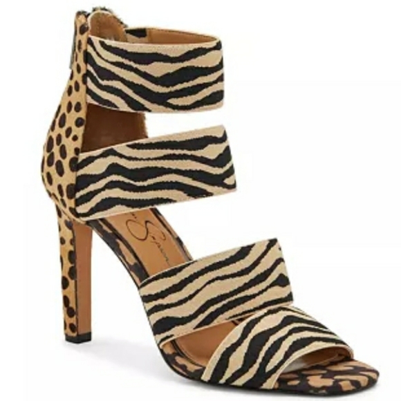 Jessica Simpson Cerina leopard high heel Shoes HOT